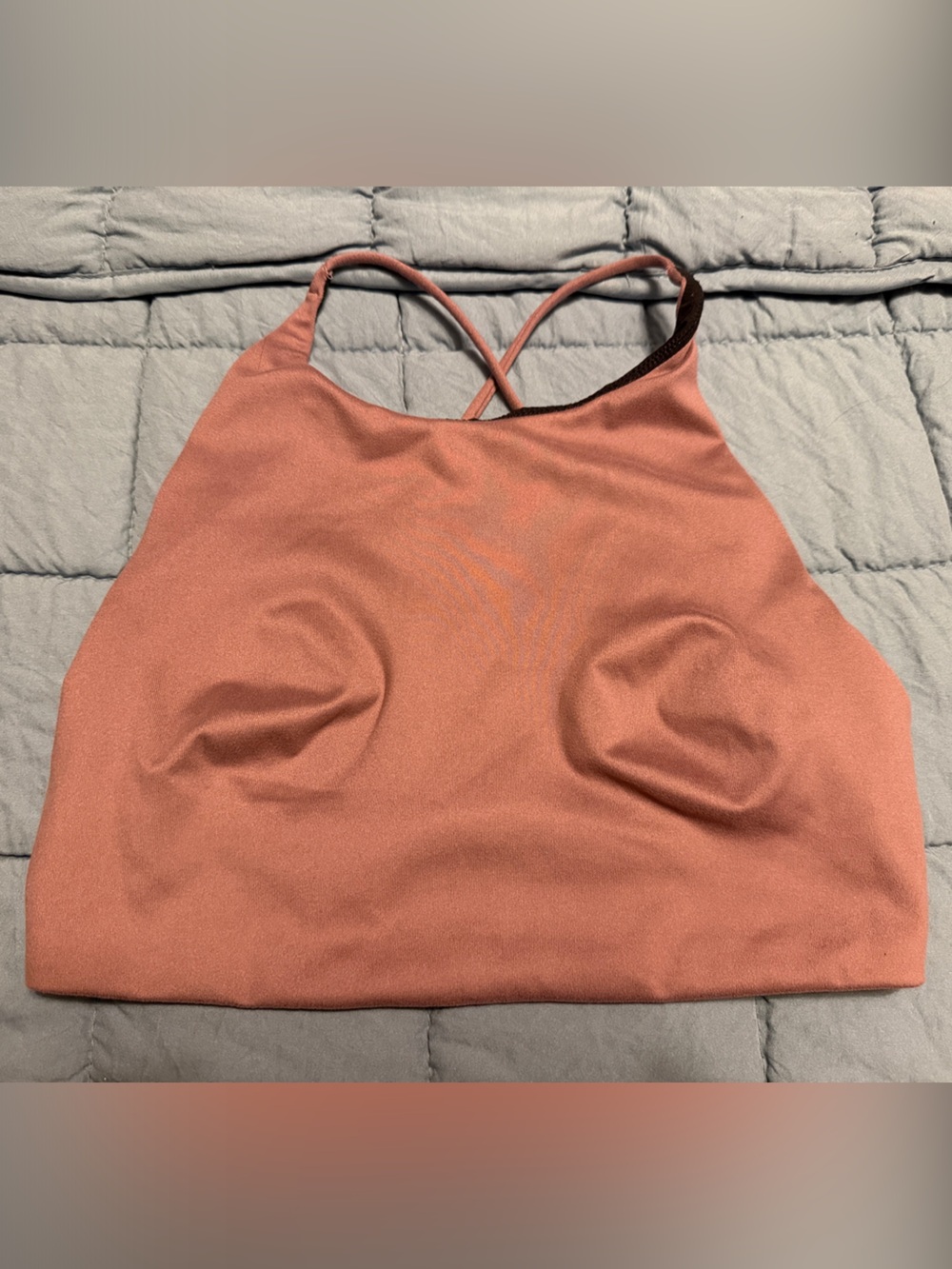 Victoria's Secret Mauve Crossback Seamless Crop Camisole